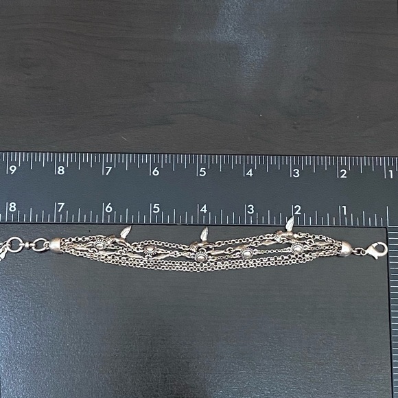 LUCKY BRAND Silver Hummingbird Multi Chain Bracelet - Picture 8 of 13